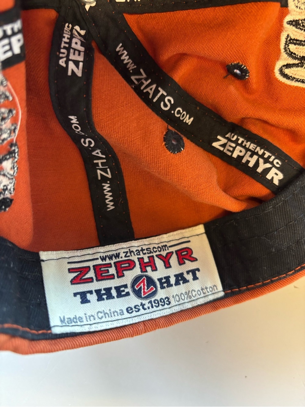 Colorado Clays Orange Baseball Cap - Picture 4 of 4